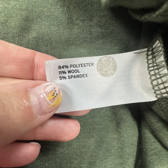 Duluth Dry And Mighty Hoodie Tunic Womens Large Green Wool Lightweight Outdoor - Picture 6 of 11